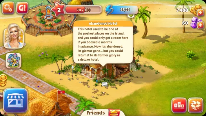 Paradise Island 2 android App screenshot 0