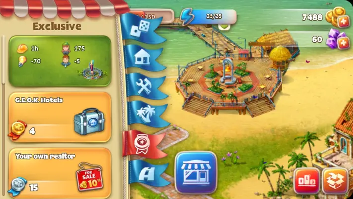 Paradise Island 2 android App screenshot 1