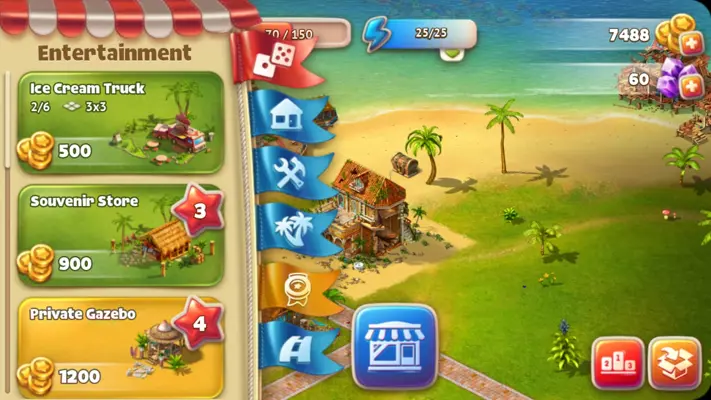 Paradise Island 2 android App screenshot 2