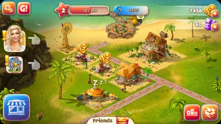 Paradise Island 2 android App screenshot 3